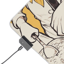 Load image into Gallery viewer, One Piece Sanji RGB LED Mouse Pad (Desk Mat)