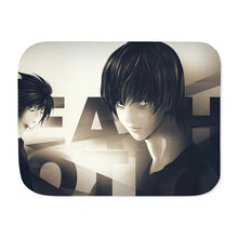 Load image into Gallery viewer, Light Yagami and L (Death Note) Sherpa Blanket