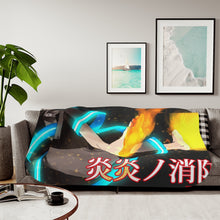 Load image into Gallery viewer, Anime Fire Force Sherpa Blanket