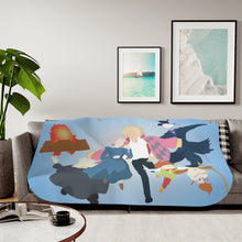 Load image into Gallery viewer, Anime Howl's Moving Castle Sherpa Blanket