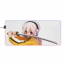 Load image into Gallery viewer, Super Sonico RGB LED Mouse Pad (Desk Mat)