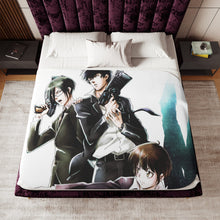 Load image into Gallery viewer, Psycho-Pass Akane Tsunemori, Nobuchika Ginoza Sherpa Blanket