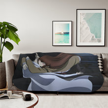 Load image into Gallery viewer, Makise Kurisu & Rintaro Okabe Sherpa Blanket