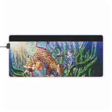 Load image into Gallery viewer, Anime Kemono Friends RGB LED Mouse Pad (Desk Mat)