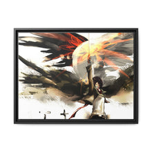 Load image into Gallery viewer, Mikasa Ackerman (Attack on Titan) Canvas Framed Art Print
