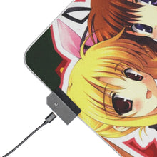 Load image into Gallery viewer, Magical Girl Lyrical Nanoha RGB LED Mouse Pad (Desk Mat)