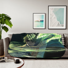 Load image into Gallery viewer, Black Clover Yuno Sherpa Blanket