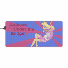 Load image into Gallery viewer, Anime Arakawa Under the Bridge RGB LED Mouse Pad (Desk Mat)