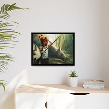 Load image into Gallery viewer, Princess Mononoke Canvas Framed Art Print