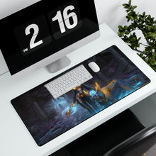 Load image into Gallery viewer, Moon Fairy and Her Protector Mouse Pad (Desk Mat)