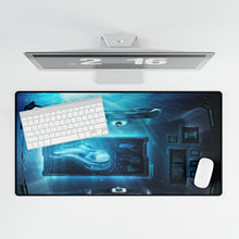 Load image into Gallery viewer, Abstract Blue Mouse Pad (Desk Mat)