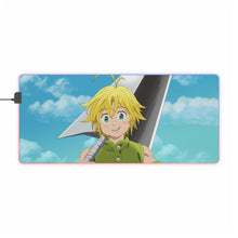 Load image into Gallery viewer, The Seven Deadly Sins Meliodas RGB LED Mouse Pad (Desk Mat)