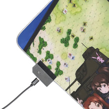 Load image into Gallery viewer, Girls und Panzer RGB LED Mouse Pad (Desk Mat)