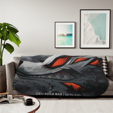 Load image into Gallery viewer, Anime Chainsaw Man Sherpa Blanket