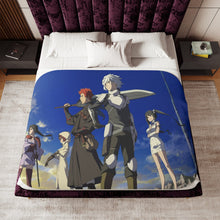Load image into Gallery viewer, Is It Wrong to Try to Pick Up Girls in a Dungeon? Bell Cranel, Hestia, Liliruca Arde, Yamato Mikoto, Welf Crozzo Sherpa Blanket