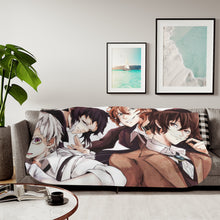 Load image into Gallery viewer, Anime Bungou Stray Dogs Sherpa Blanket