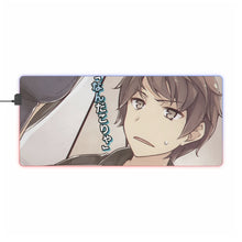 Load image into Gallery viewer, Rascal Does Not Dream Of Bunny Girl Senpai RGB LED Mouse Pad (Desk Mat)