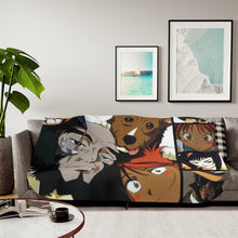 Load image into Gallery viewer, Anime Cowboy Bebopr Sherpa Blanket