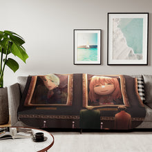 Load image into Gallery viewer, Spy x Family Anya Forger, Loid Forger, Yor Forger Sherpa Blanket
