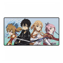 Load image into Gallery viewer, Silica,Kirito,Asuna and Lisbeth Mouse Pad (Desk Mat)