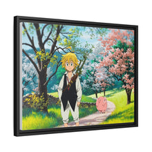 Load image into Gallery viewer, The Seven Deadly Sins - Meliodas & Hawk Canvas Framed Art Print