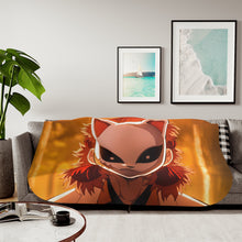 Load image into Gallery viewer, Anime Demon Slayer: Kimetsu no Yaiba Sherpa Blanket