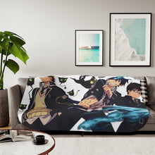 Load image into Gallery viewer, Rin,Yukio and Ryuji Sherpa Blanket