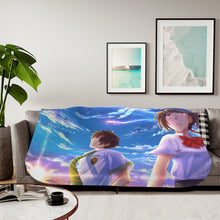 Load image into Gallery viewer, Your Name. Sherpa Blanket