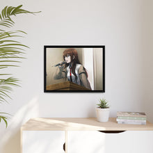 Load image into Gallery viewer, Makise Kurisu Canvas Framed Art Print