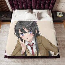 Load image into Gallery viewer, Rascal Does Not Dream Of Bunny Girl Senpai Sherpa Blanket