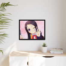 Load image into Gallery viewer, Ayumi Otosaka smilling Canvas Framed Art Print