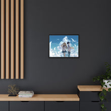 Load image into Gallery viewer, Kousei Arima and Kaori Miyazono Canvas Framed Art Print