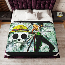 Load image into Gallery viewer, Anime One Piecer Sherpa Blanket