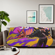 Load image into Gallery viewer, Anime Chainsaw Man Sherpa Blanket