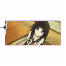 Load image into Gallery viewer, Eru Chitanda RGB LED Mouse Pad (Desk Mat)