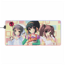 Load image into Gallery viewer, The Melancholy Of Haruhi Suzumiya RGB LED Mouse Pad (Desk Mat)