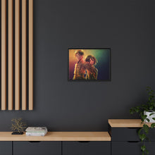 Load image into Gallery viewer, Eren Yeager and Mikasa Ackerman Canvas Framed Art Print