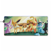 Load image into Gallery viewer, Eeveelution RGB LED Mouse Pad (Desk Mat)