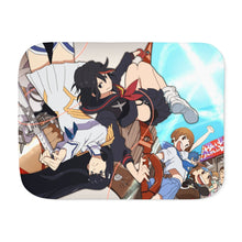 Load image into Gallery viewer, Anime Kill La Kill Sherpa Blanket