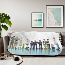Load image into Gallery viewer, Kuroko's Basketball Tetsuya Kuroko, Daiki Aomine, Atsushi Murasakibara, Teppei Kiyoshi Sherpa Blanket