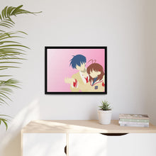 Load image into Gallery viewer, Clannad Tomoya Okazaki, Nagisa Furukawa Canvas Framed Art Print
