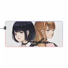 Load image into Gallery viewer, Kuzu No Honkai Hanabi Yasuraoka, Akane Minagawa RGB LED Mouse Pad (Desk Mat)