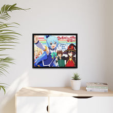 Load image into Gallery viewer, Anime KonoSuba - God’s blessing on this wonderful world!!r Canvas Framed Art Print