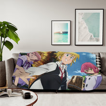 Load image into Gallery viewer, Anime The Seven Deadly Sins Sherpa Blanket