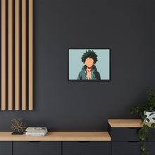 Load image into Gallery viewer, Izuku Midoriya minimalism Canvas Framed Art Print