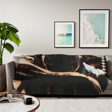 Load image into Gallery viewer, Gon Freecss Sherpa Blanket