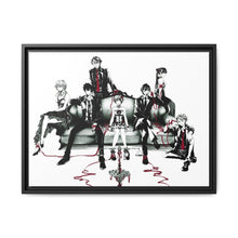 Load image into Gallery viewer, Psycho-Pass Akane Tsunemori, Nobuchika Ginoza, Shion Karanomori, Yayoi Kunizuka Canvas Framed Art Print