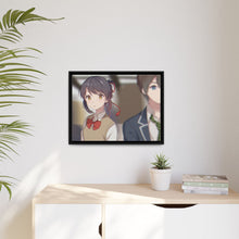 Load image into Gallery viewer, Anime Your Name. Canvas Framed Art Print