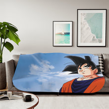 Load image into Gallery viewer, Goku Sherpa Blanket
