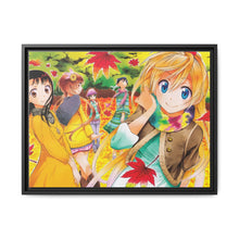 Load image into Gallery viewer, Nisekoi Chitoge Kirisaki, Kosaki Onodera, Seishirou Tsugumi, Marika Tachibana, Ruri Miyamoto Canvas Framed Art Print